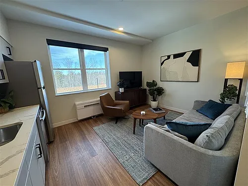 Floor plan Furnished Studio w/ Nook | Treeline View