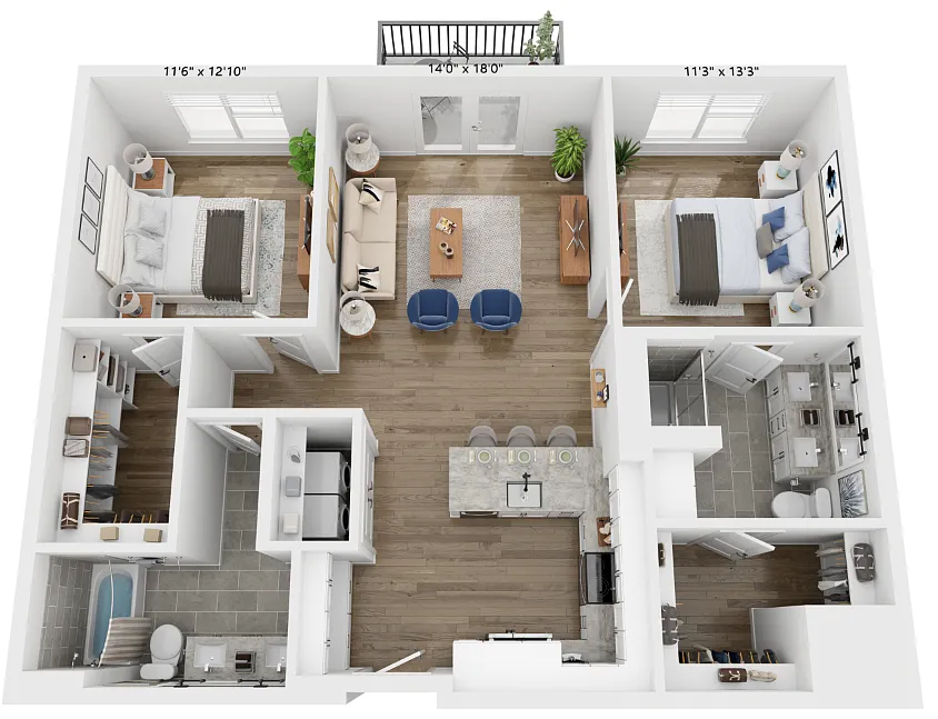 Floor plan B4