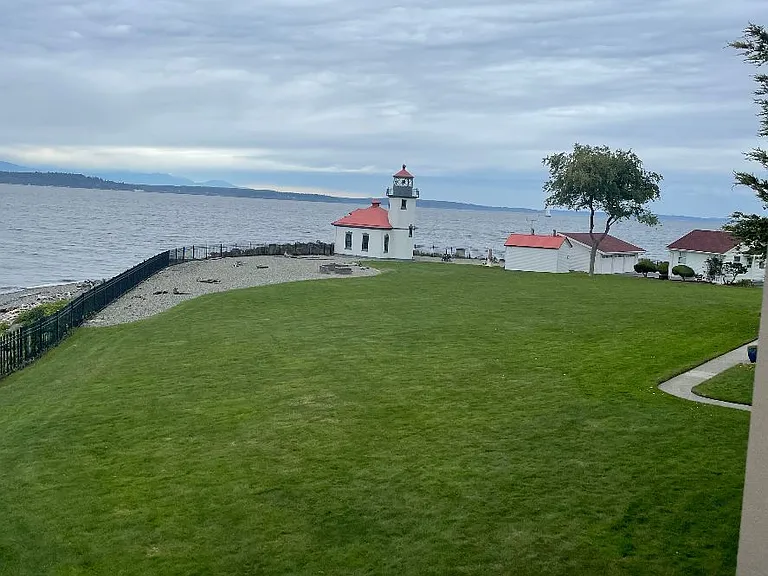 View from your deck of Alki Lighthouse which is right next door.