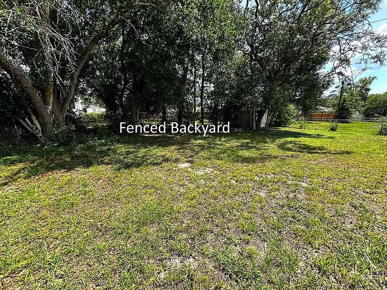 Fenced Backyard
