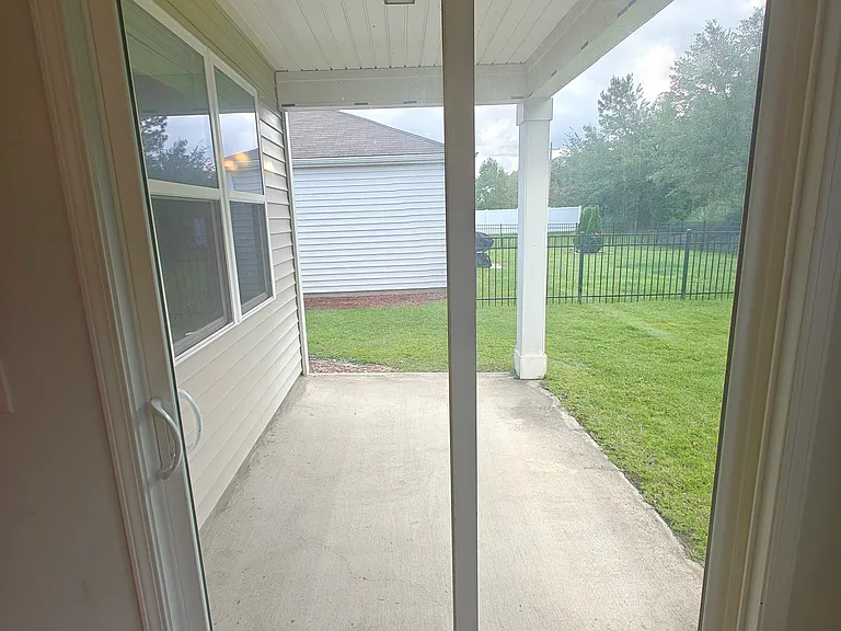 Covered patio