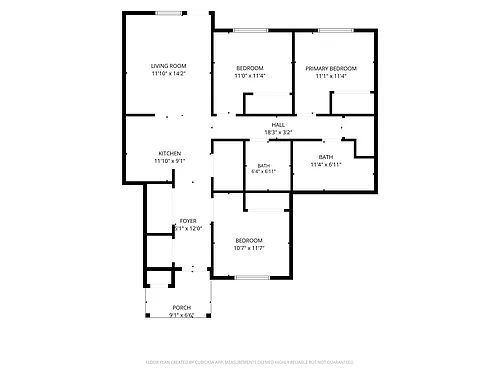 Floor plan 3 Bedroom