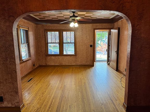 Living room as pictured from dining room.