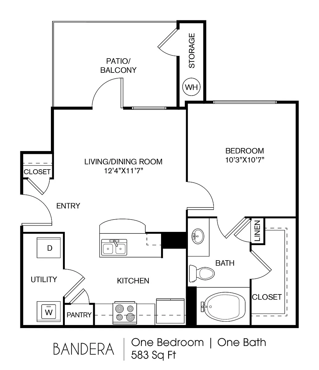 Floor plan A1 - Bandera