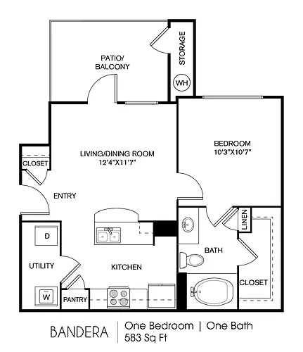 Floor plan A1 - Bandera