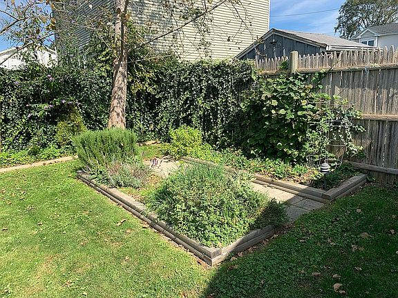 Raised bed gardens - herbs