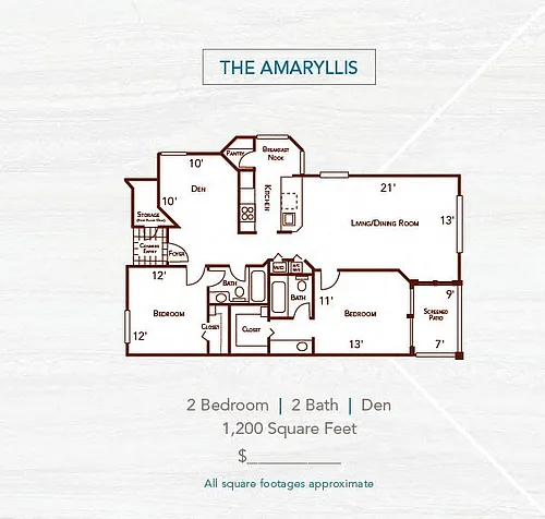 Floor plan The Amaryllis Upgrade