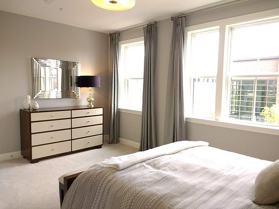 Furnished community model (front) bedroom for illustration only