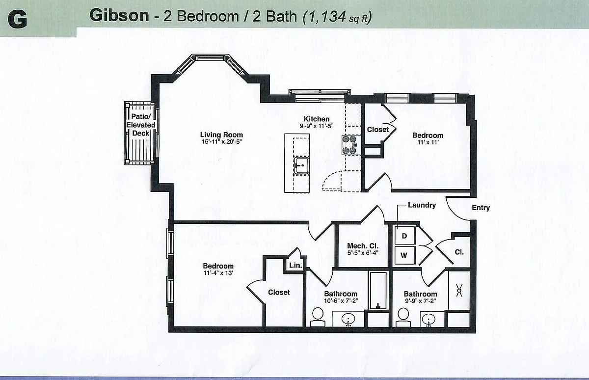 Floor plan GIBSON