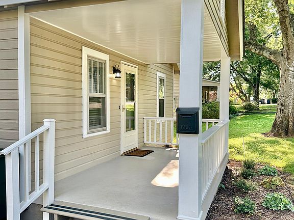 Welcoming front porch.