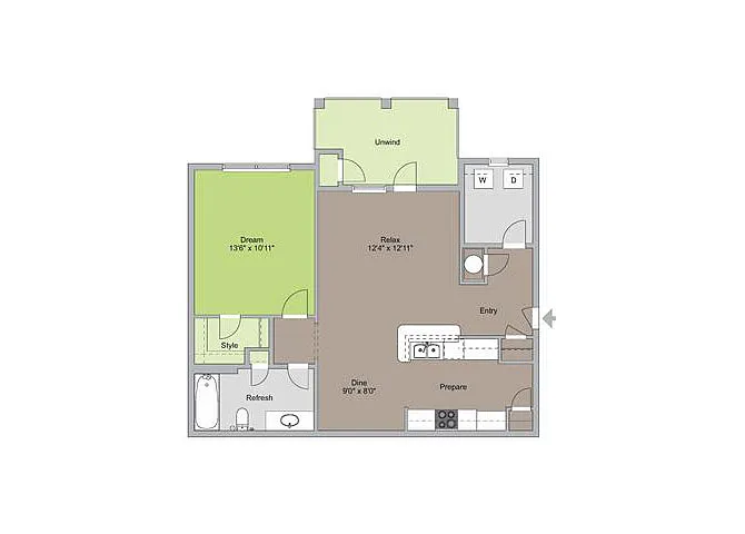 Floor plan THE BLUE RIDGE