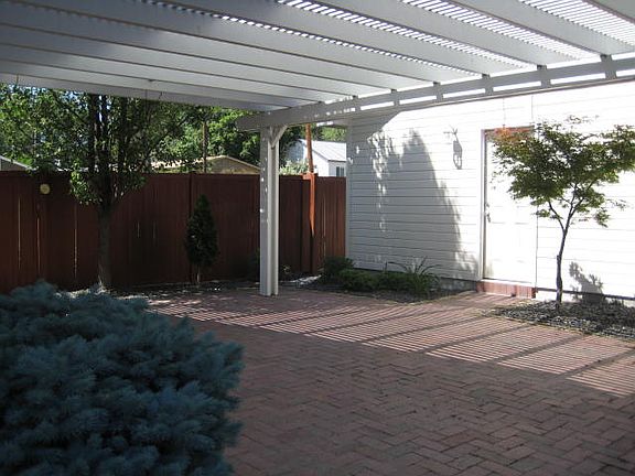 BACK YARD FENCED & GATED