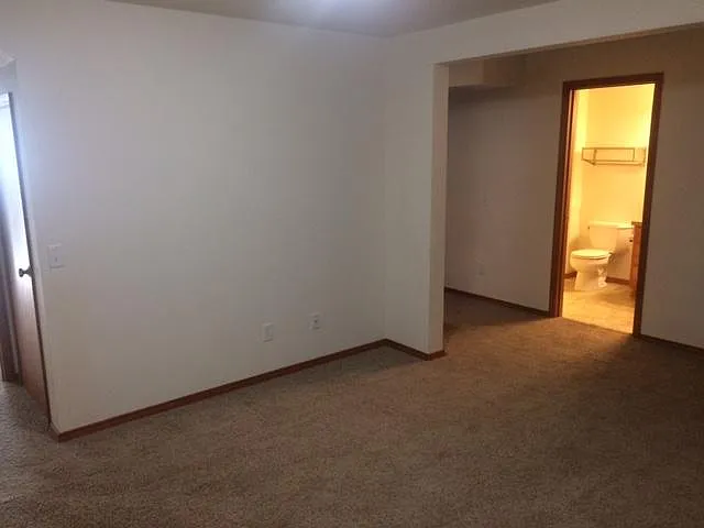 Downstairs family room & bathroom