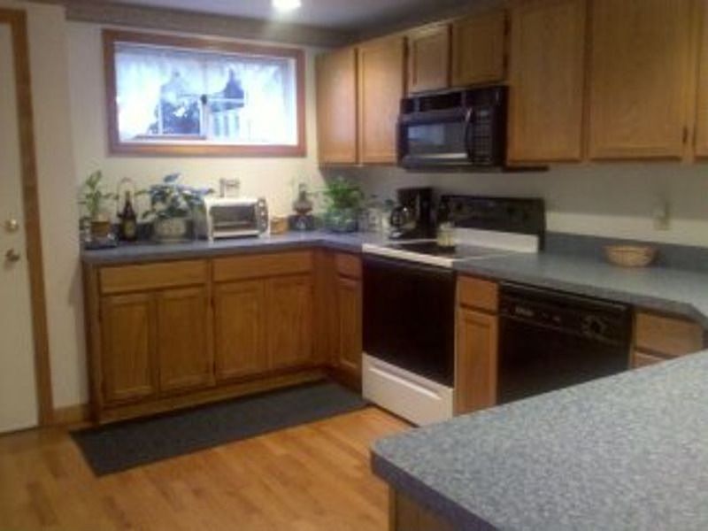 This home has a Large Newly Remodeled Kitchen with Hardwood Floors and comes Fully Applianced.