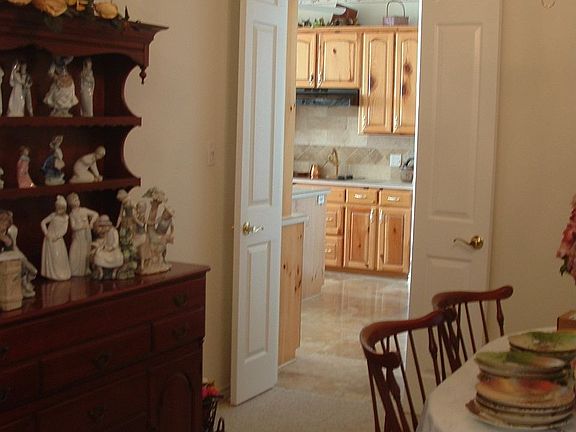 formal dining into kitchen