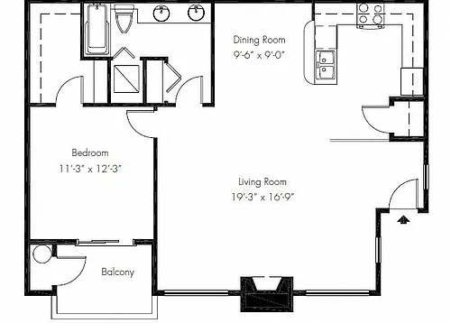 Floor plan Camden