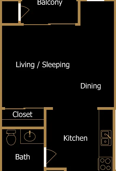 Plan K Floorplan Diagram