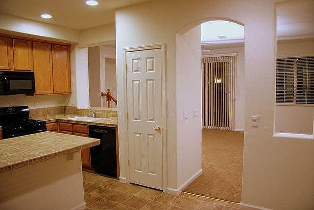 Kitchen and living room