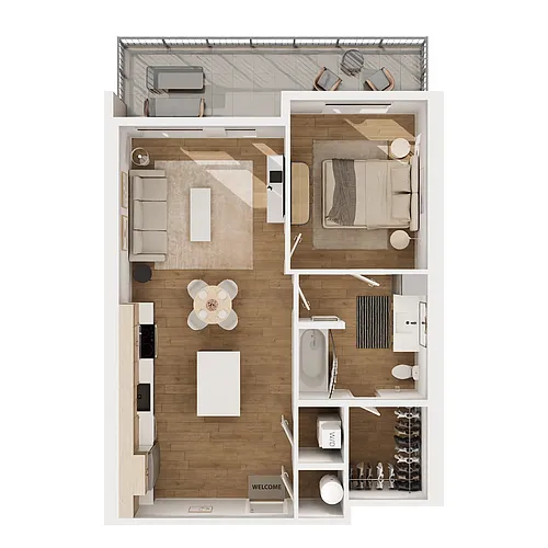 Floor plan A1C