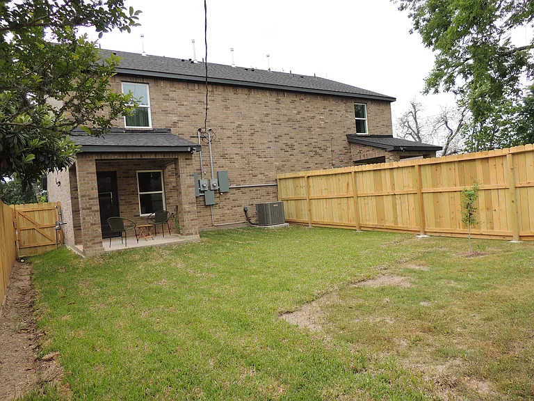 Unit B backyard