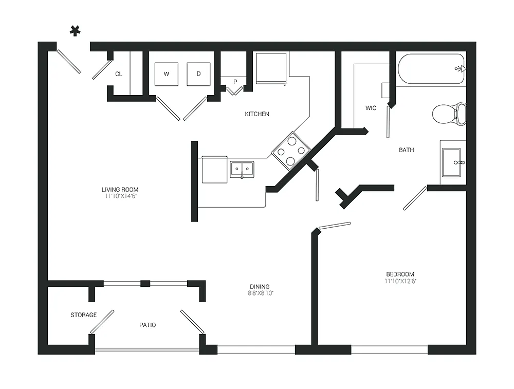 Floor plan Woodhollow
