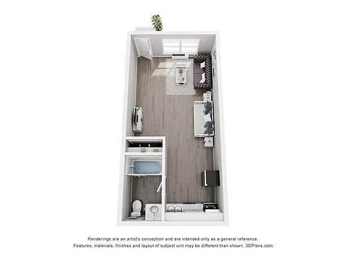 Floor plan Studio