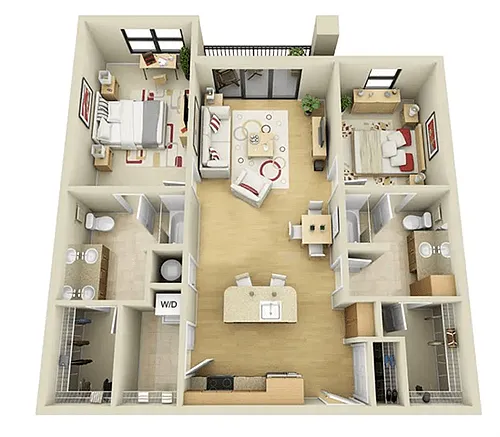 Floor plan B3