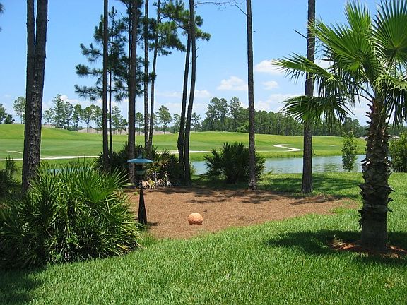 Lanai view at golf course and lake