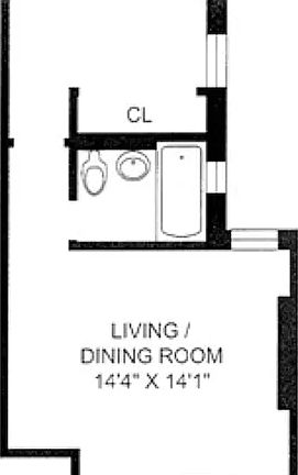 2nd image of 350 W 56th St APT 3C