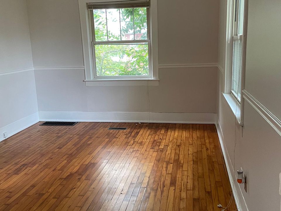 Living room with hard wood floors