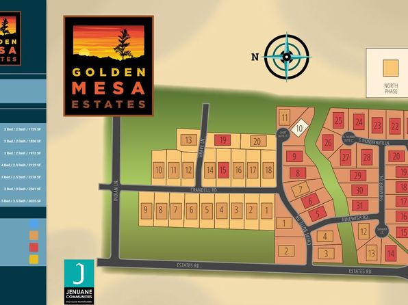 Plan 2 - 1836 Plan, Golden Mesa Estates