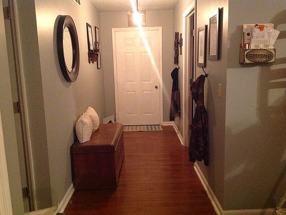 Looking at front door