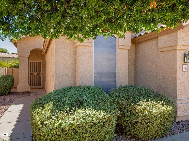 Private front entry.