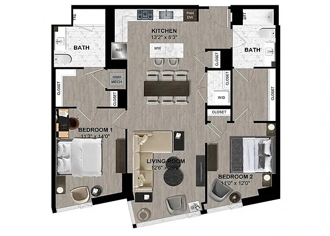 Floor plan B112