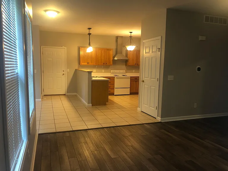 living room and kitchen
