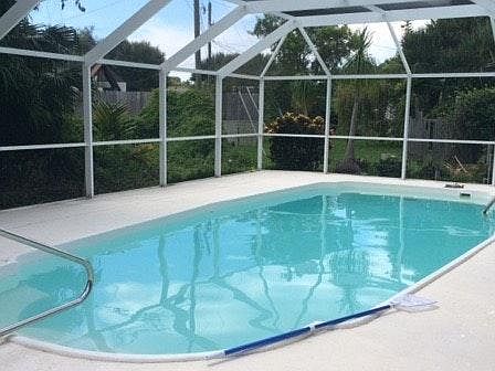 Screened Pool Patio Area