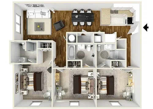 Floor plan Kure-Granite