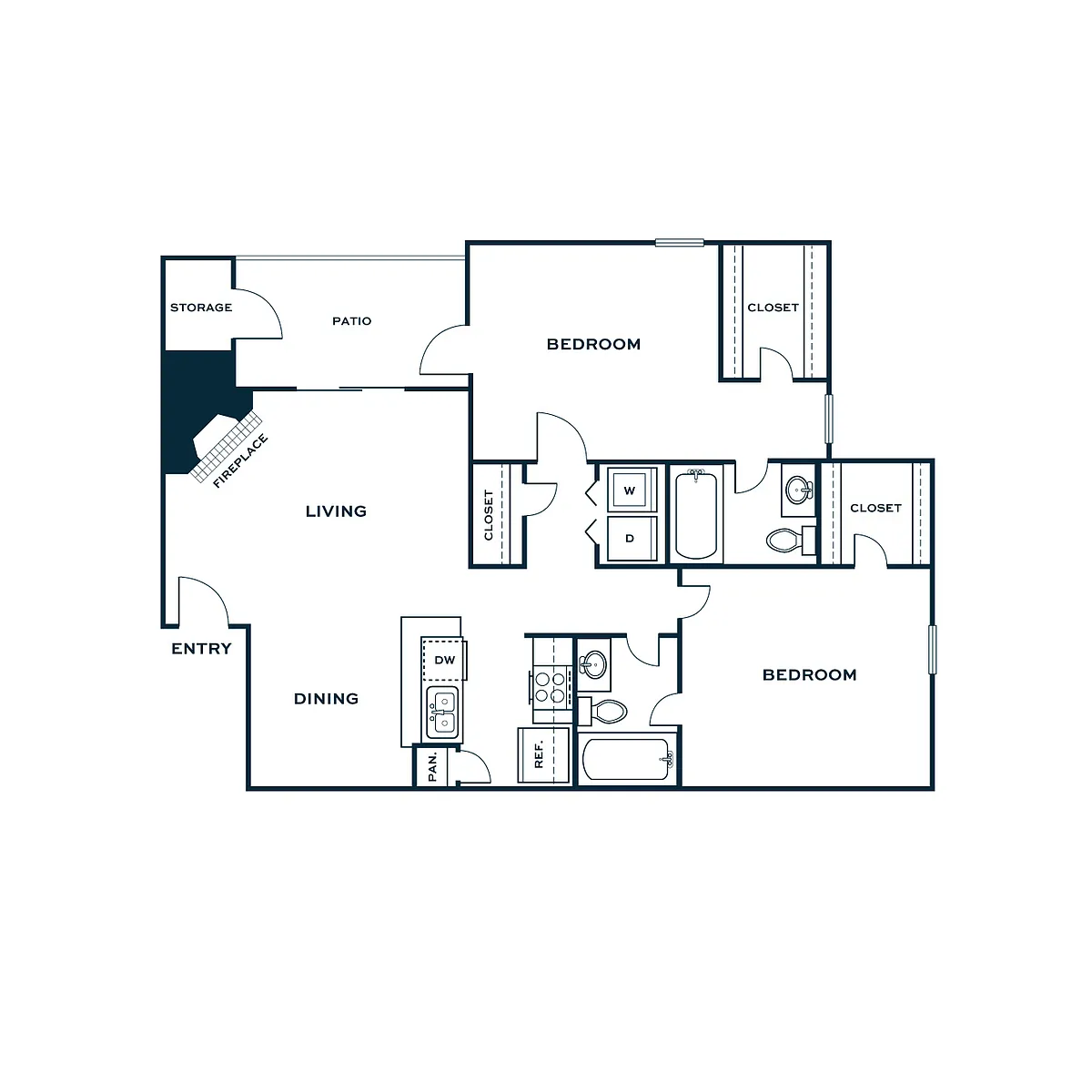 Floor plan B2 Traditional