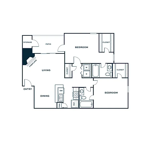 Floor plan B2 Traditional