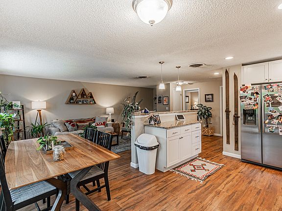 Kitchen and living room