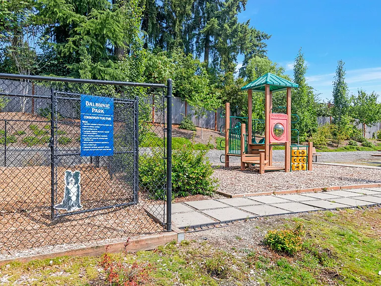 Dog park and child play area exclusive for the community
