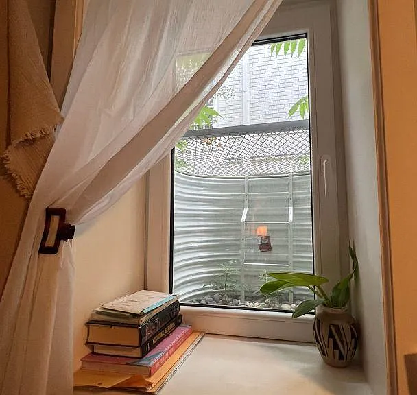 There is a large window egress in each of the bedrooms/family room in the lower level.