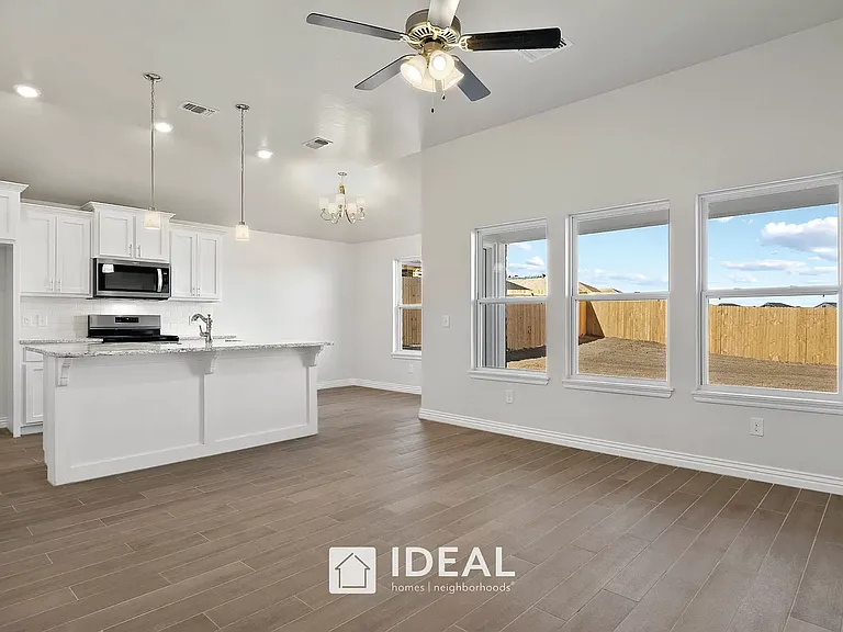 living room / kitchen