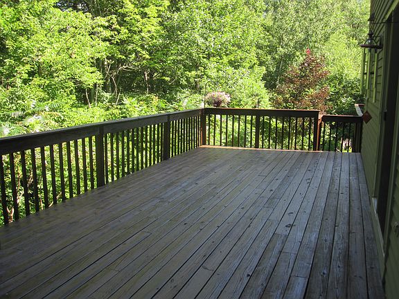 newly refinished deck