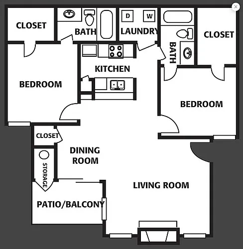 Floor plan 2BS