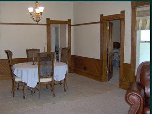 dining room with original vintage woodwork