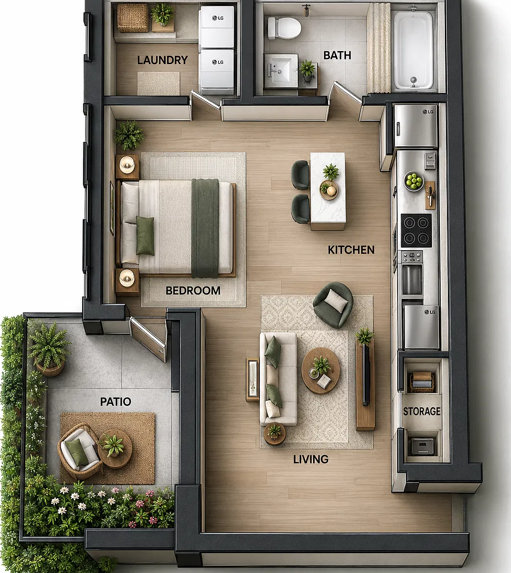 Highland Pacifica Apartments - 101 — Photo 3