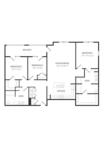 Floor plan Building P PC4