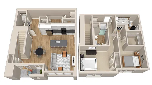 Floor plan Astaire - Townhome