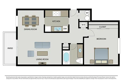 Floor plan Plan 1B